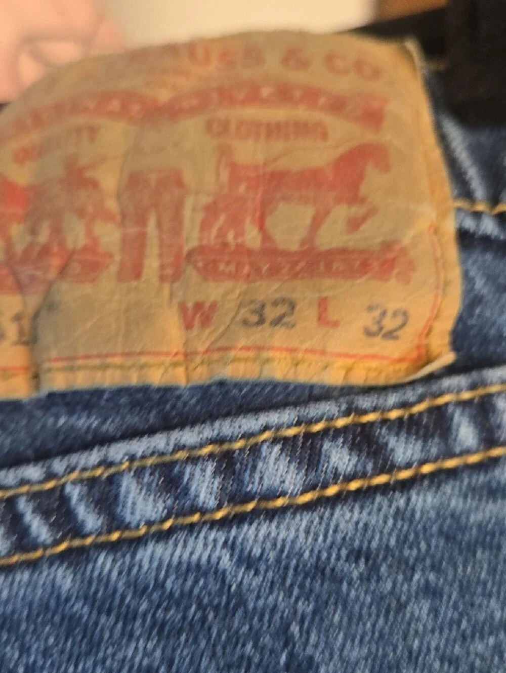 Levi's Slim Blue Denim Jeans 511. 32x32